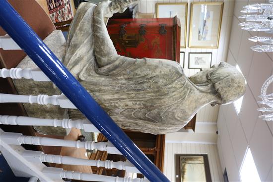 Sir William Dick RA (1879-1961). A plaster figure of Clotho, 1924